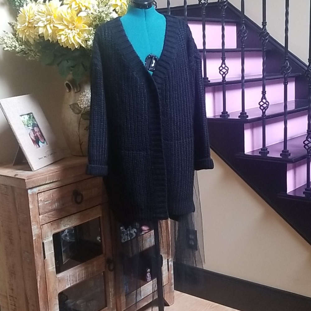 New Fashion Nova Nansy Tutu Cardigan - SZ L